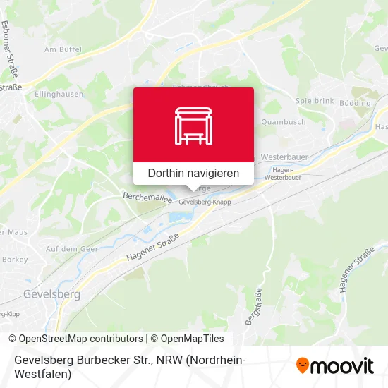 Gevelsberg Burbecker Str. Karte