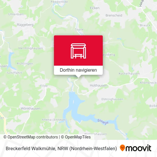 Breckerfeld Walkmühle Karte