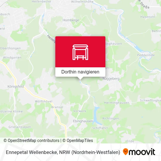 Ennepetal Wellenbecke Karte