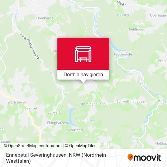 Ennepetal Severinghausen Karte