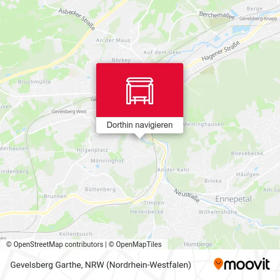 Gevelsberg Garthe Karte