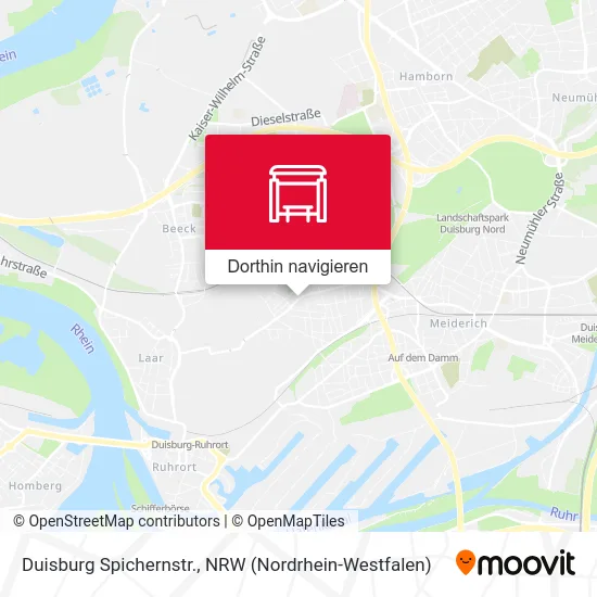 Duisburg Spichernstr. Karte