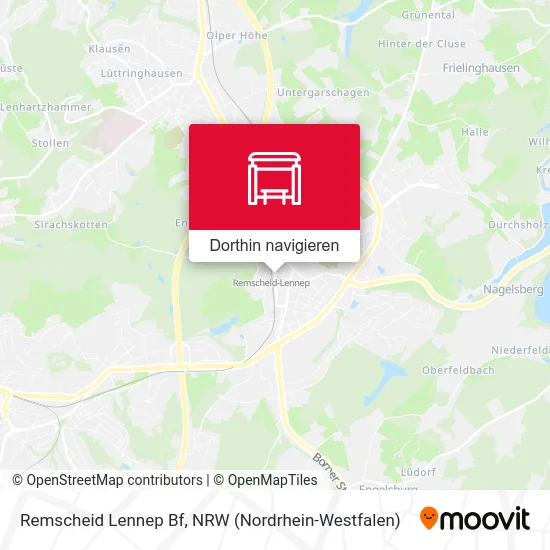 Remscheid Lennep Bf Karte