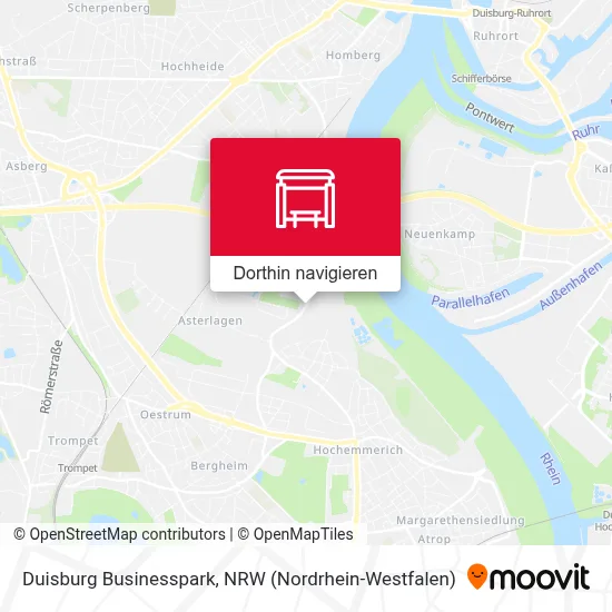 Duisburg Businesspark Karte