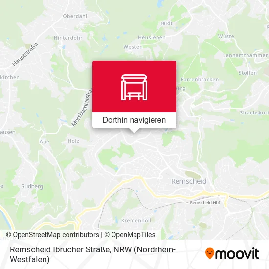 Remscheid Ibrucher Straße Karte