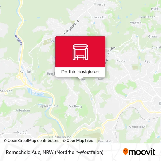 Remscheid Aue Karte