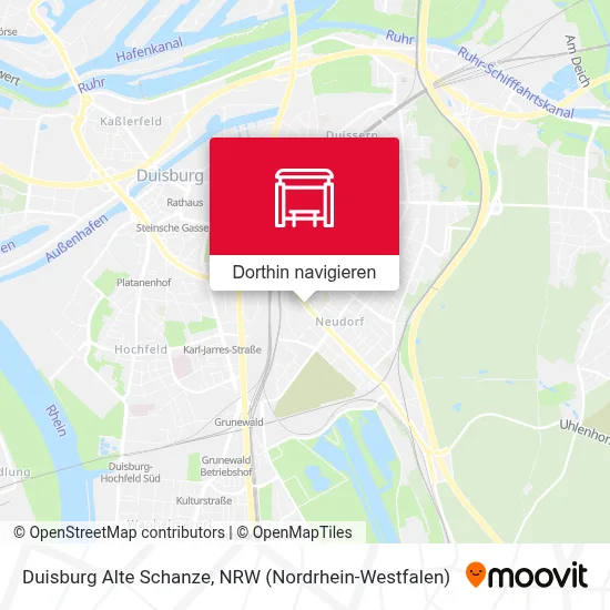 Duisburg Alte Schanze Karte