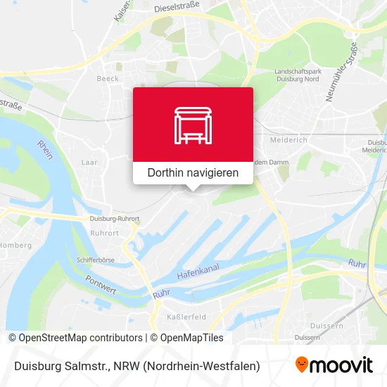 Duisburg Salmstr. Karte