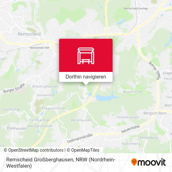 Remscheid Großberghausen Karte