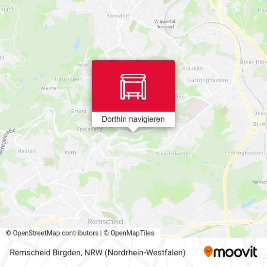 Remscheid Birgden Karte