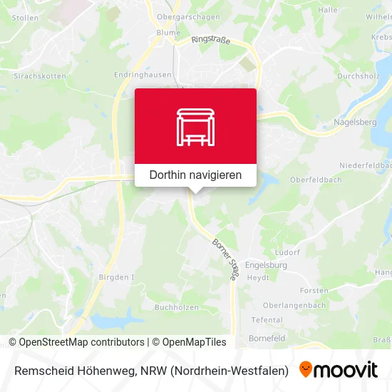 Remscheid Höhenweg Karte