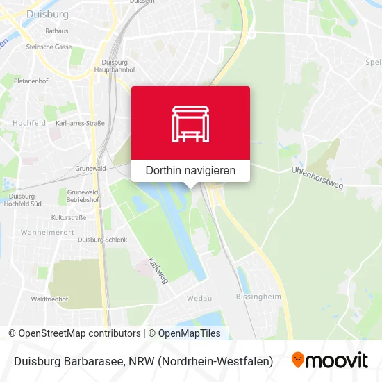 Duisburg Barbarasee Karte