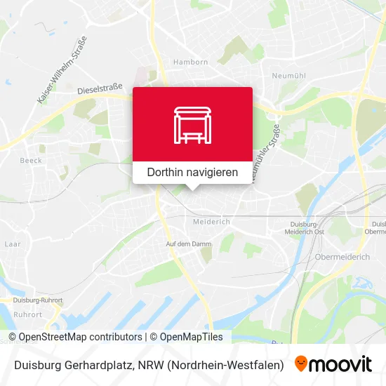 Duisburg Gerhardplatz Karte