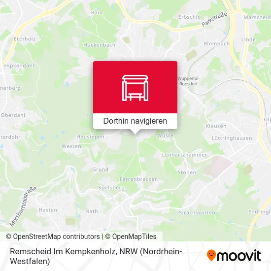Remscheid Im Kempkenholz Karte