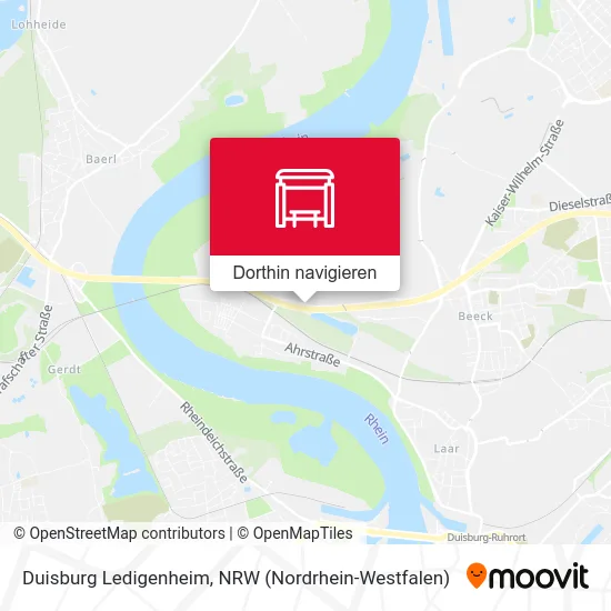 Duisburg Ledigenheim Karte