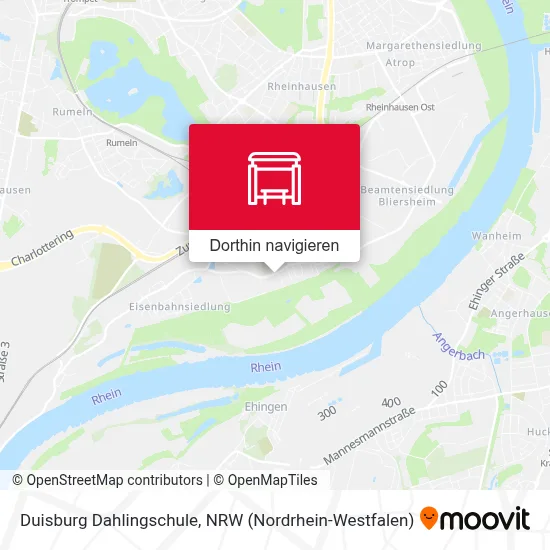 Duisburg Dahlingschule Karte