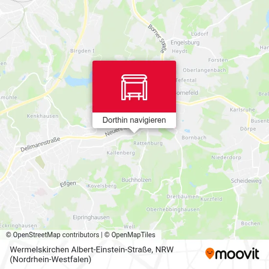 Wermelskirchen Albert-Einstein-Straße Karte