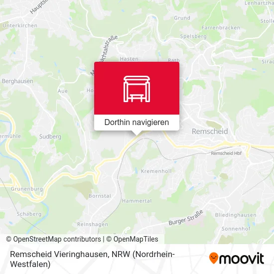 Remscheid Vieringhausen Karte