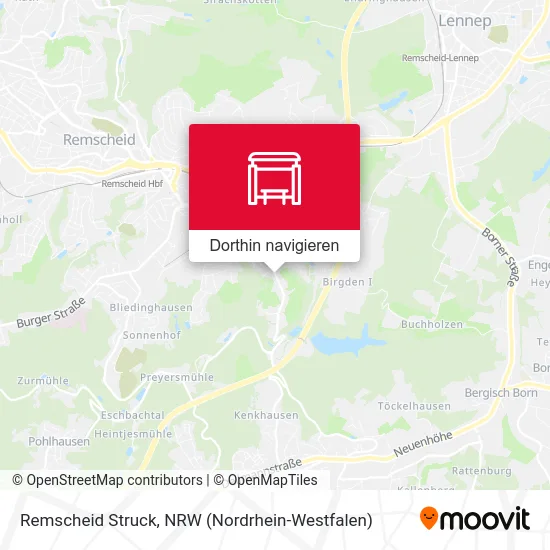 Remscheid Struck Karte