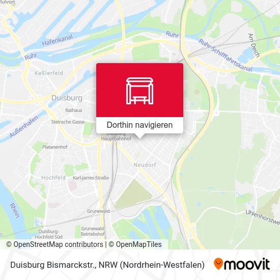 Duisburg Bismarckstr. Karte