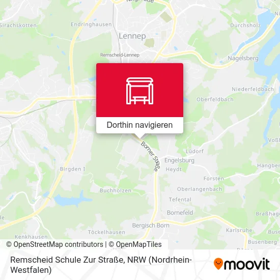 Remscheid Schule Zur Straße Karte