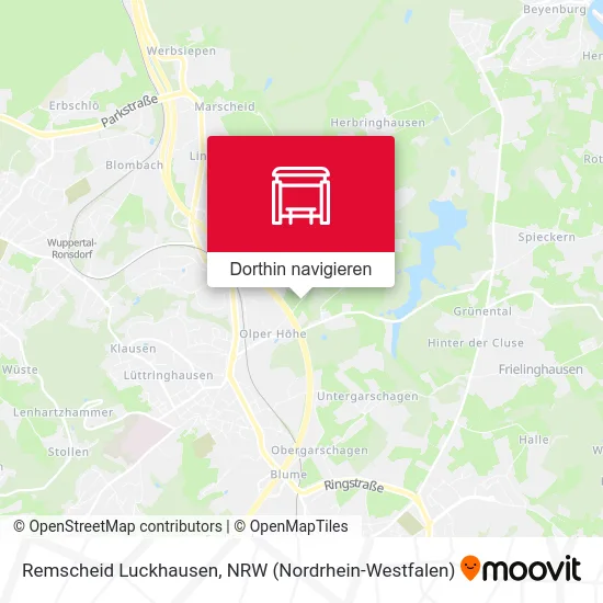 Remscheid Luckhausen Karte