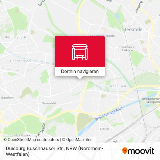 Duisburg Buschhauser Str. Karte