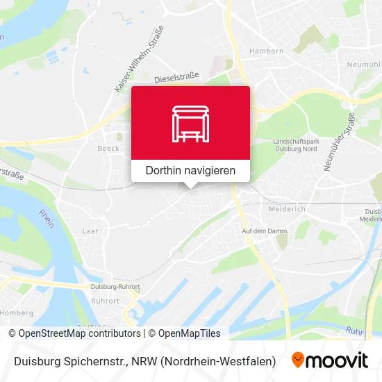 Duisburg Spichernstr. Karte