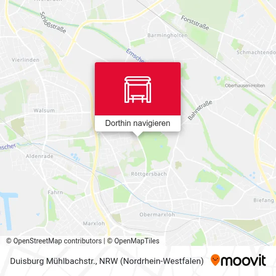Duisburg Mühlbachstr. Karte