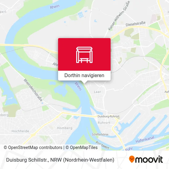 Duisburg Schillstr. Karte