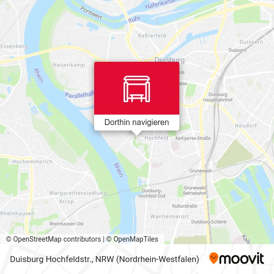 Duisburg Hochfeldstr. Karte
