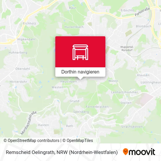 Remscheid Oelingrath Karte