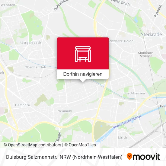 Duisburg Salzmannstr. Karte