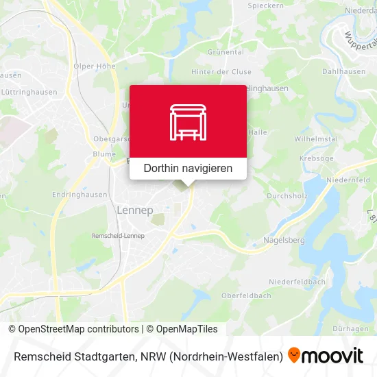 Remscheid Stadtgarten Karte