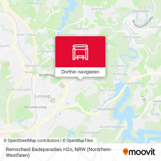 Remscheid Badeparadies H2o Karte