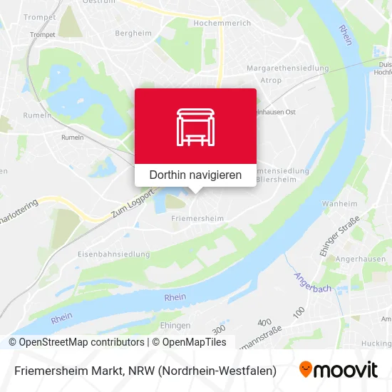 Friemersheim Markt Karte