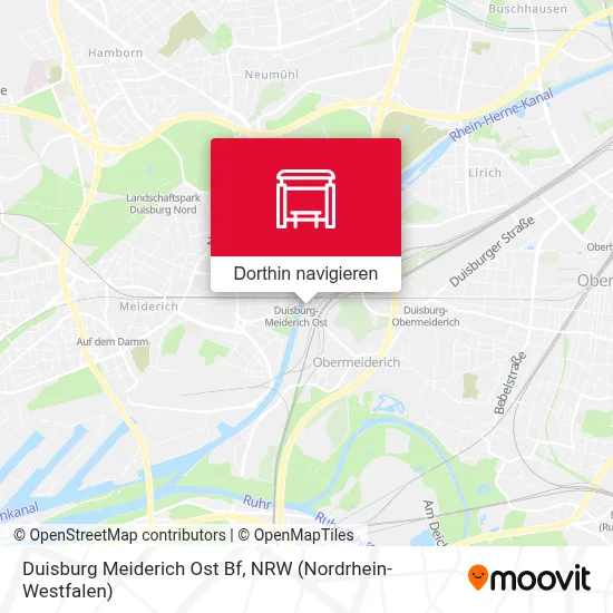 Duisburg Meiderich Ost Bf Karte