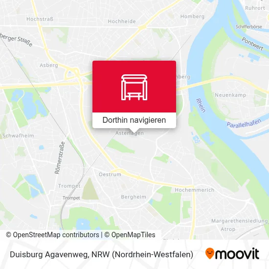 Duisburg Agavenweg Karte