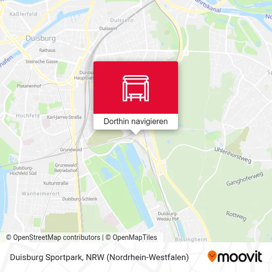Duisburg Sportpark Karte