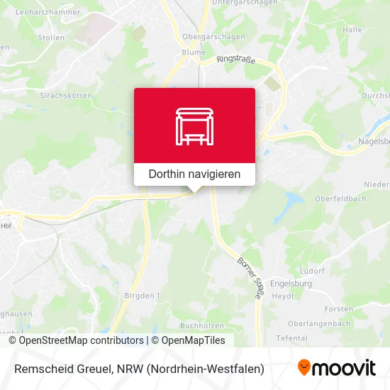 Remscheid Greuel Karte