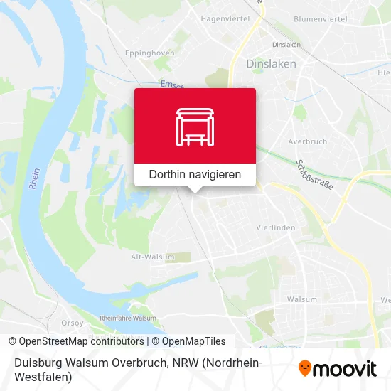 Duisburg Walsum Overbruch Karte