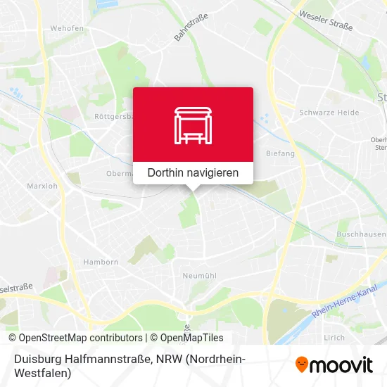 Duisburg Halfmannstraße Karte
