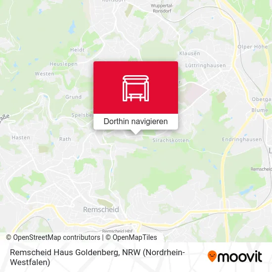 Remscheid Haus Goldenberg Karte