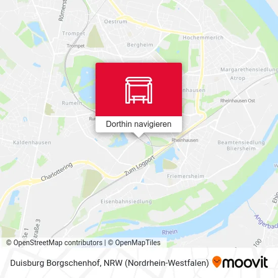 Duisburg Borgschenhof Karte