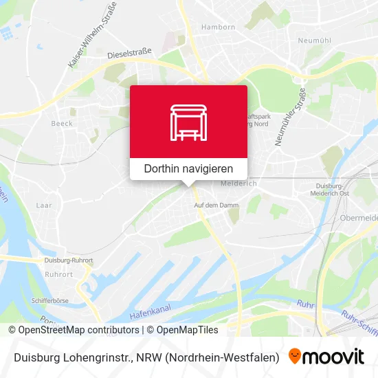 Duisburg Lohengrinstr. Karte