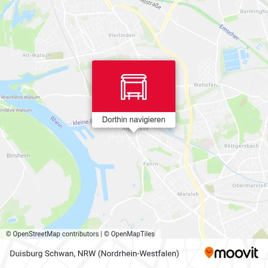 Duisburg Schwan Karte