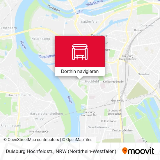 Duisburg Hochfeldstr. Karte