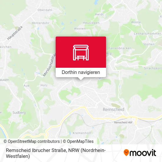 Remscheid Ibrucher Straße Karte