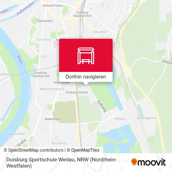 Duisburg Sportschule Wedau Karte