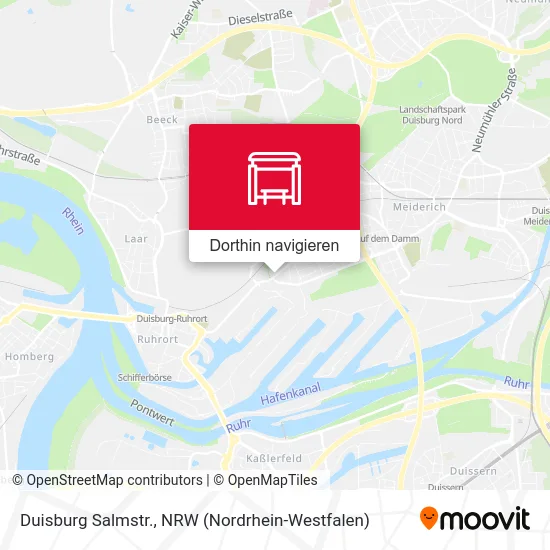 Duisburg Salmstr. Karte